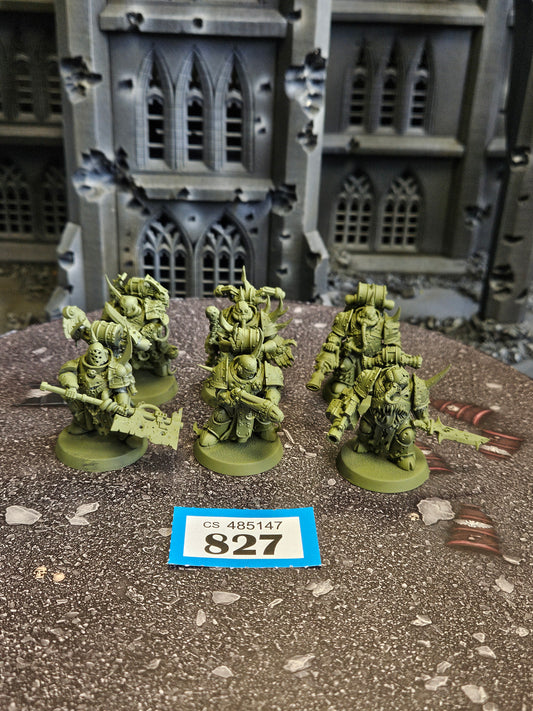 * 6x Plague Marines #827 Death Guard Warhammer 40k