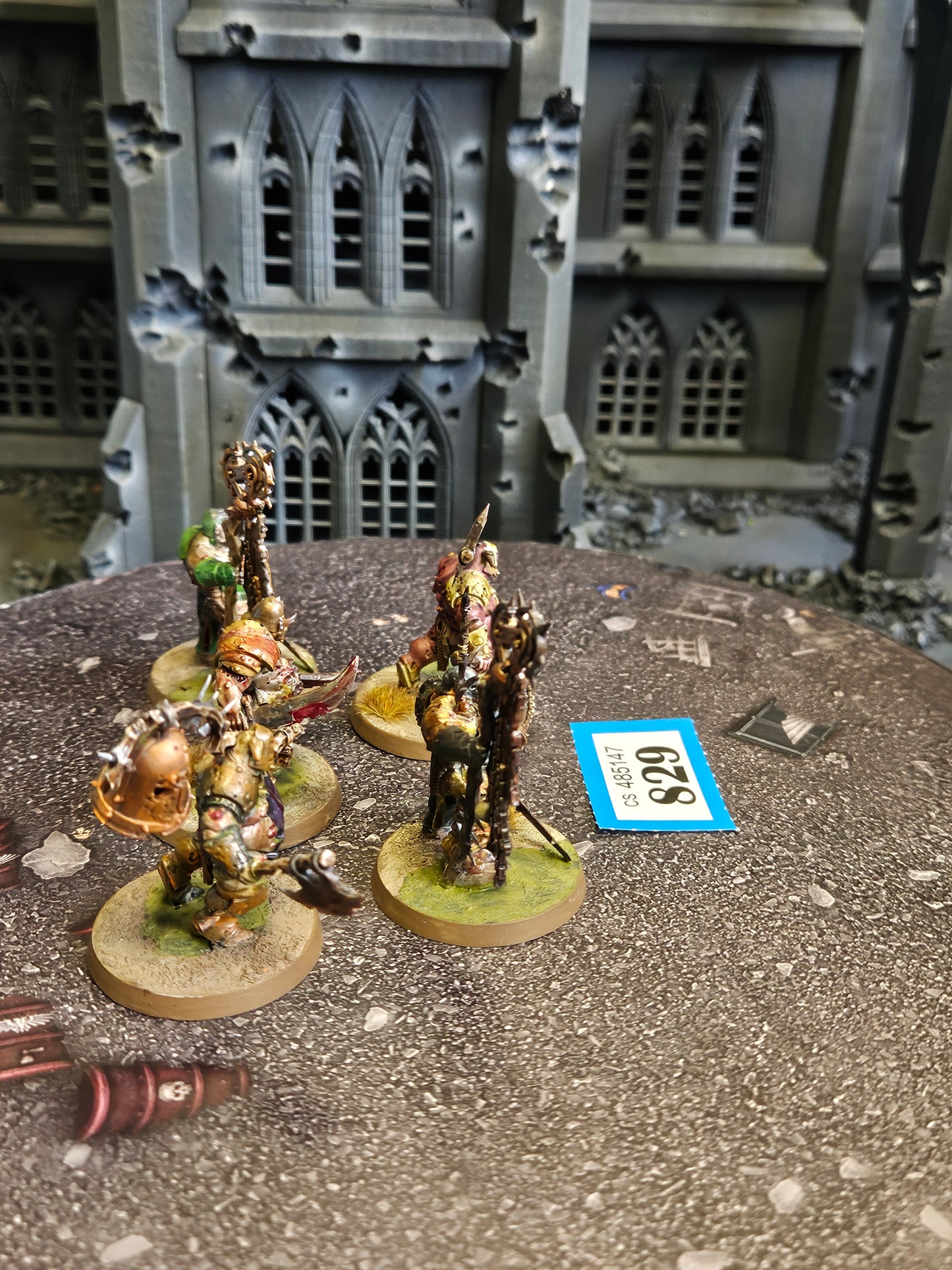 * 5x Putrid Blightkings #829 Very Well Painted Maggotkin  Warhammer 40k