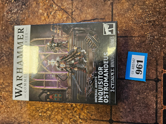 Inquisitor Ostromandeus BNIB #961 Imperial Agents Warhammer 40k