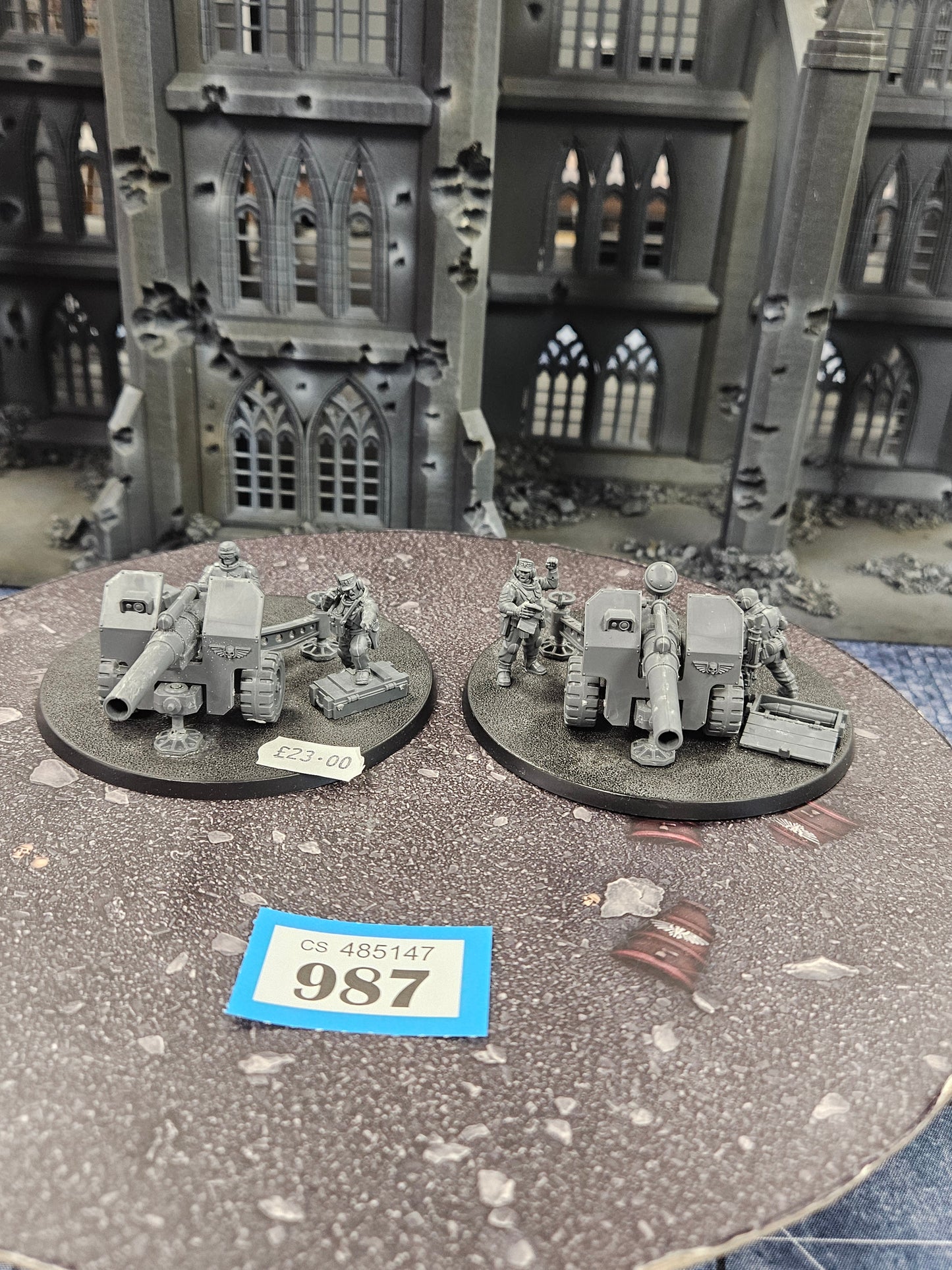 * 2x Field Ordnance Battery #987 Astra Militarum Warhammer 40k