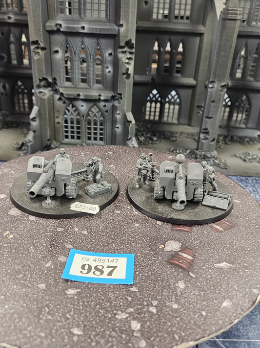 * 2x Field Ordnance Battery #987 Astra Militarum Warhammer 40k