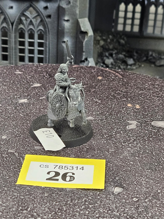* Theoden King of Rohan on Horse #26 Good MESBG LOTR Warhammer 40k