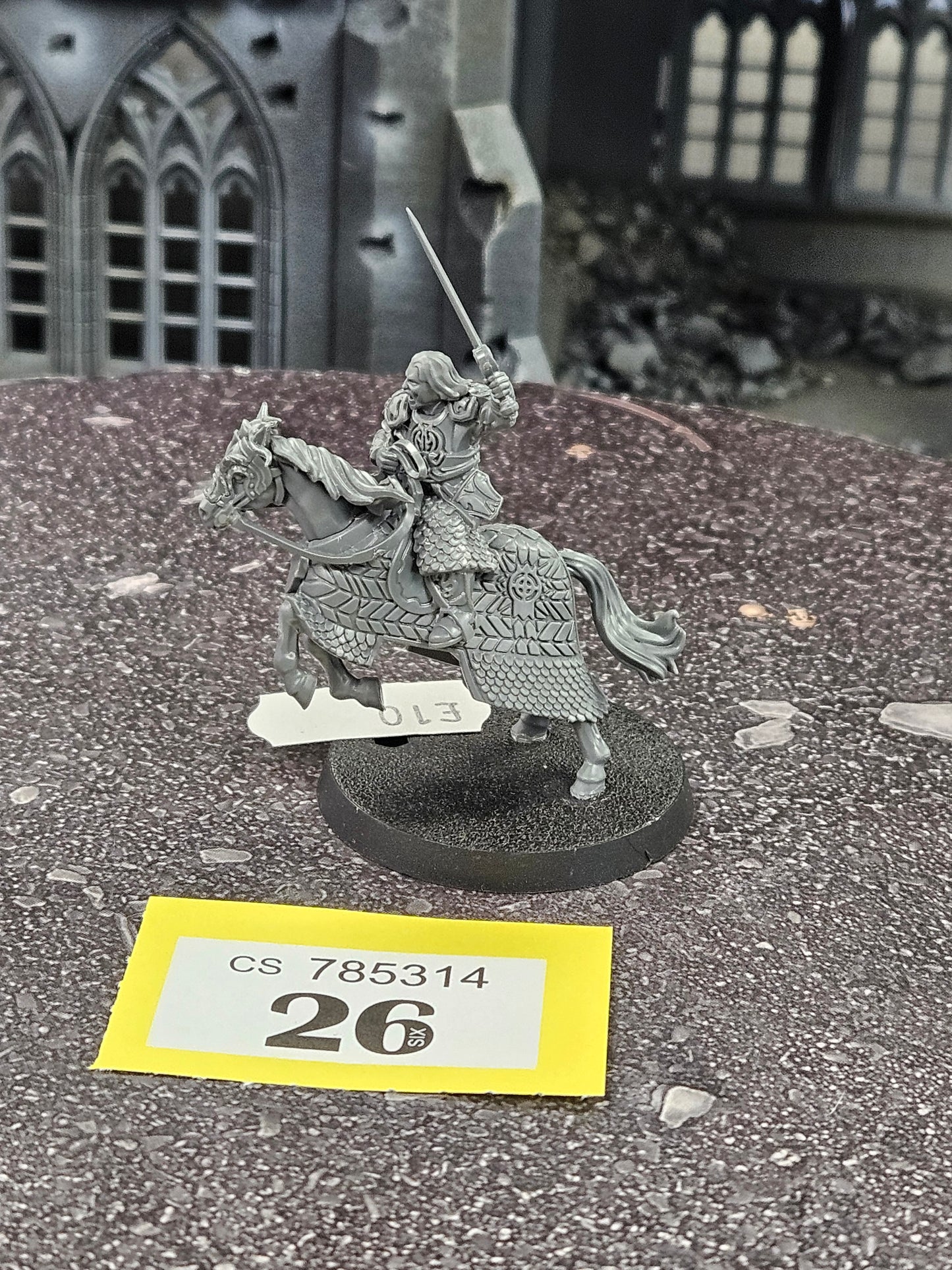 * Theoden King of Rohan on Horse #26 Good MESBG LOTR Warhammer 40k