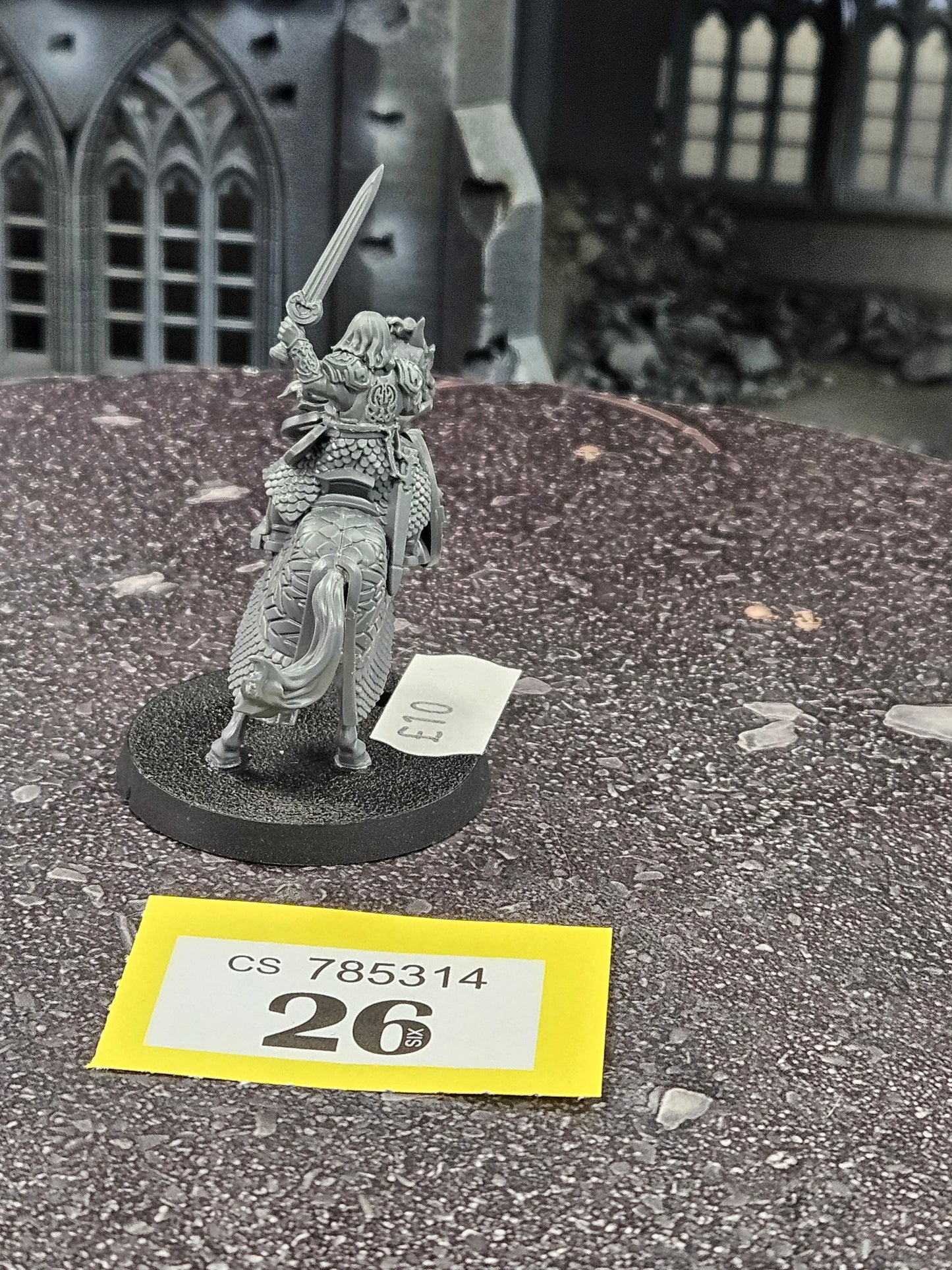 * Theoden King of Rohan on Horse #26 Good MESBG LOTR Warhammer 40k