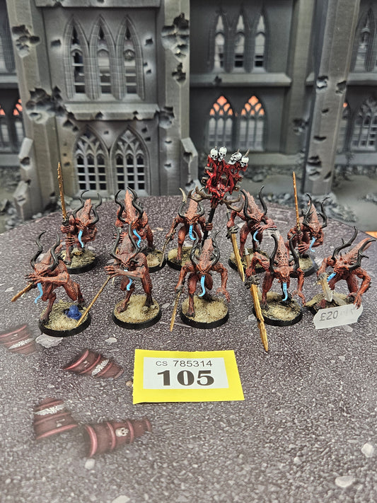 * 10x Bloodletters #105 Daemons of Khorne AOS Warhammer 40k