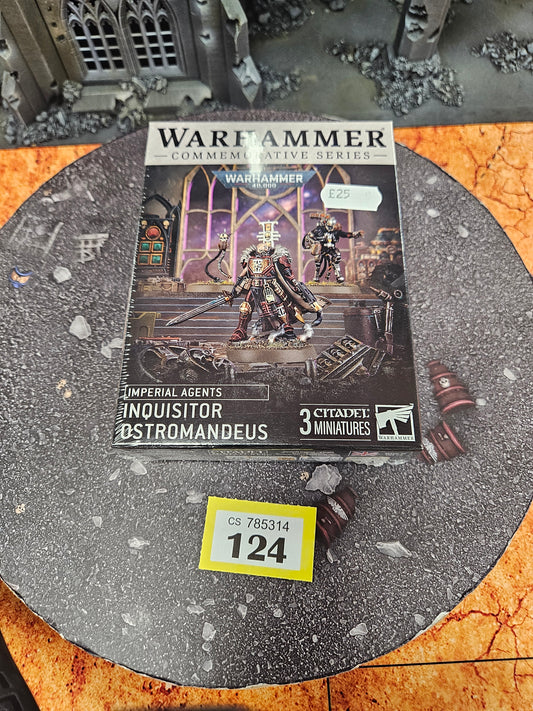 * Inquisitor Ostromandeus BNIB #124 Imperial Agents Warhammer 40k