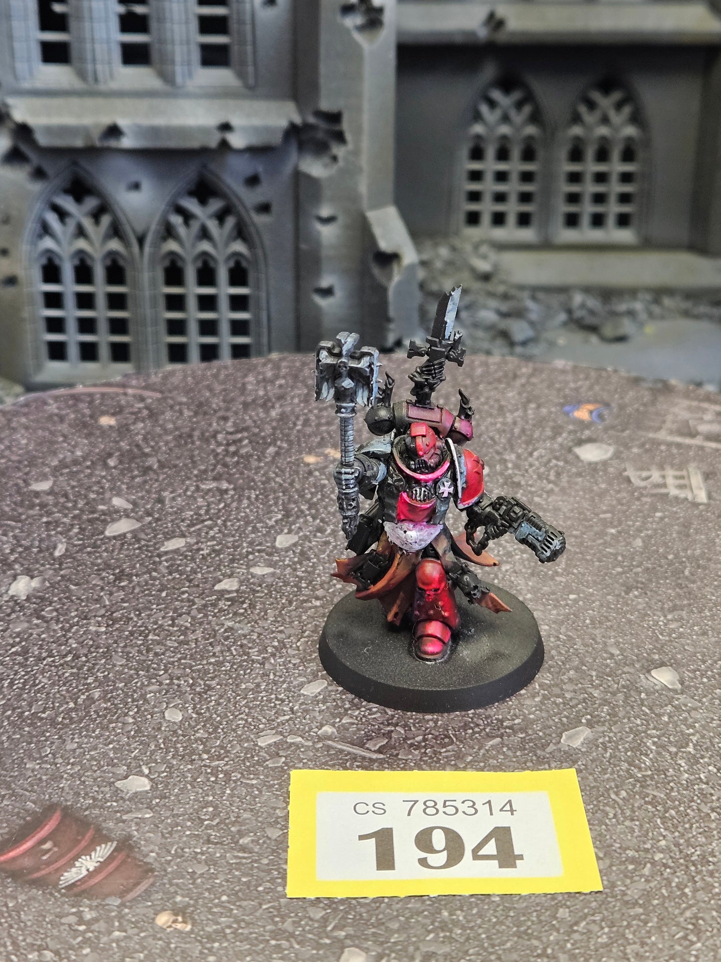 * Chaplain Grimaldus Black Templars #194 Space Marines Warhammer 40k