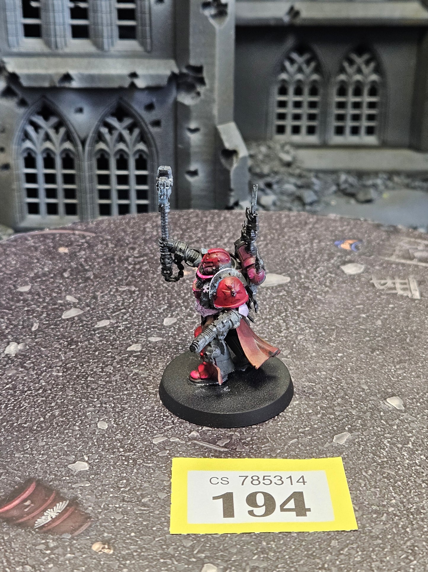 * Chaplain Grimaldus Black Templars #194 Space Marines Warhammer 40k