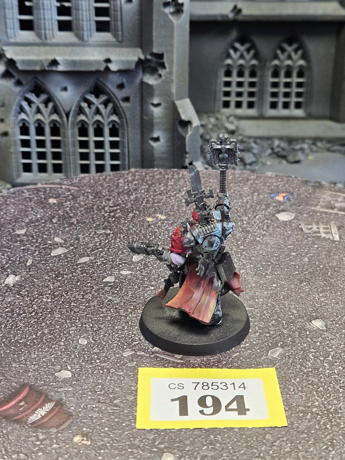 * Chaplain Grimaldus Black Templars #194 Space Marines Warhammer 40k