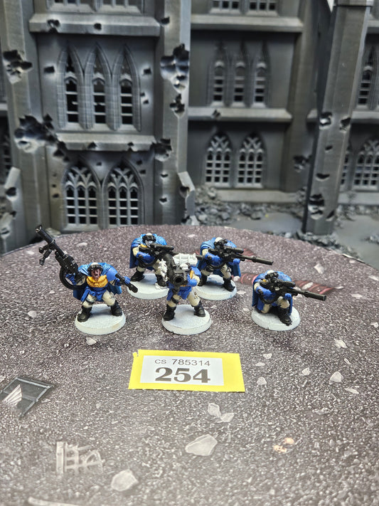 * 5x Scouts with Snipers #254 Space Marines Warhammer 40k
