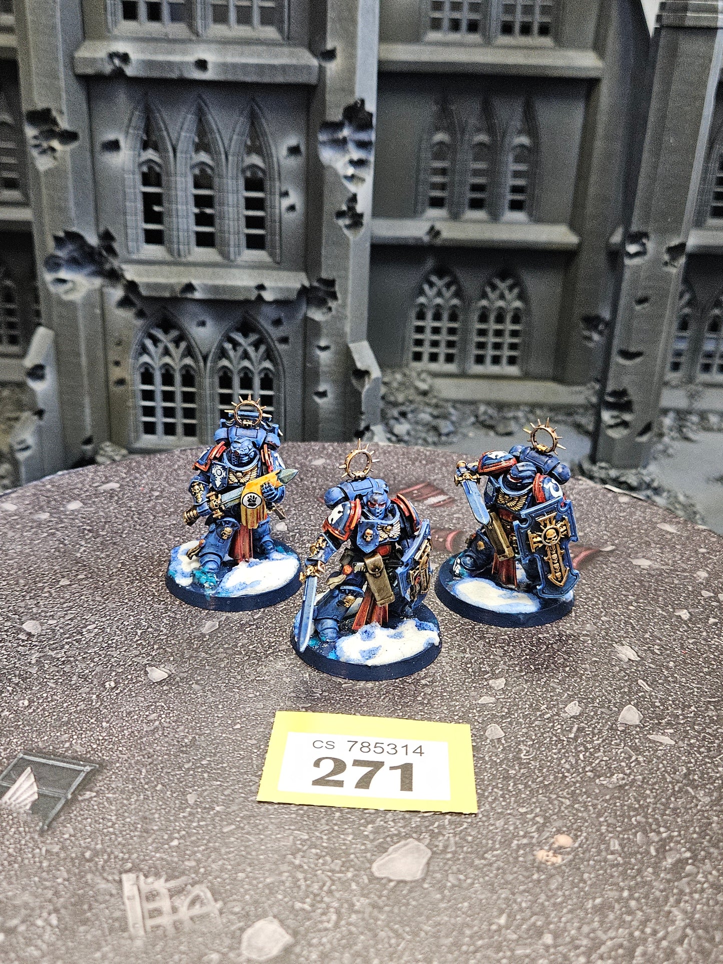 * 3x Bladeguard Veterans #271 Well Painted Space Marines Warhammer 40k