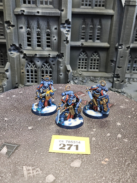 * 3x Bladeguard Veterans #271 Well Painted Space Marines Warhammer 40k