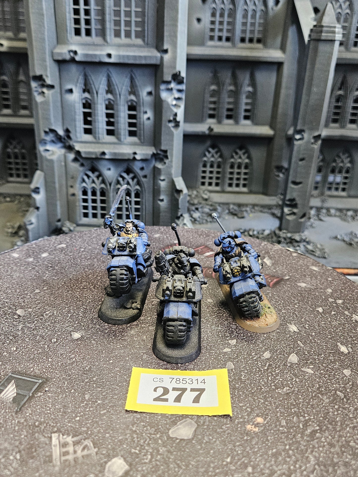 * 3x OOP Bike Squad #277 Space Marines Warhammer 40k
