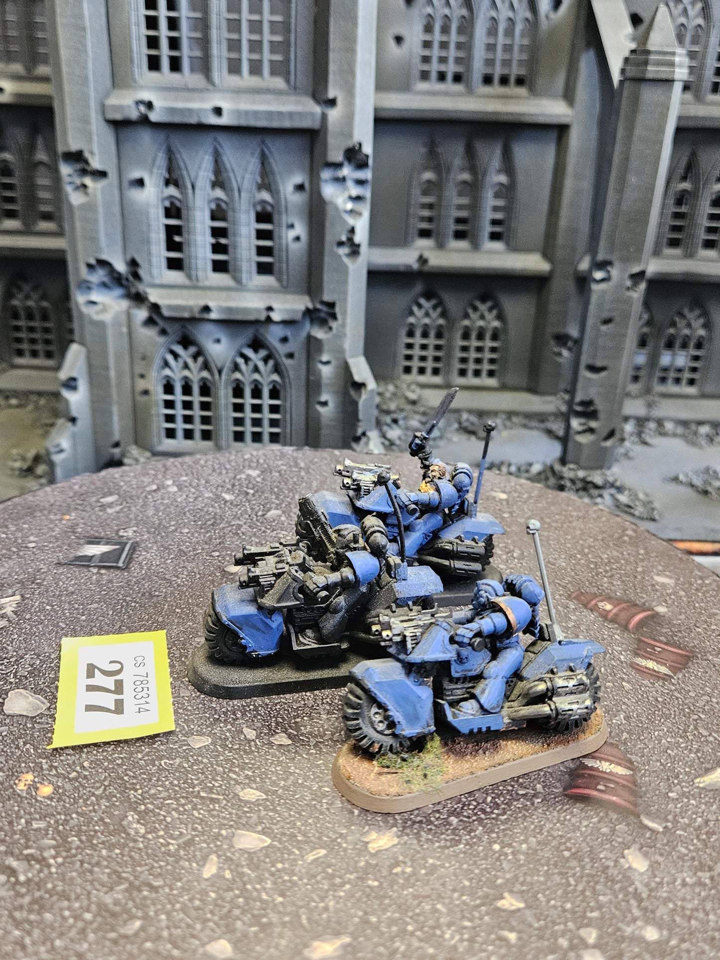 * 3x OOP Bike Squad #277 Space Marines Warhammer 40k