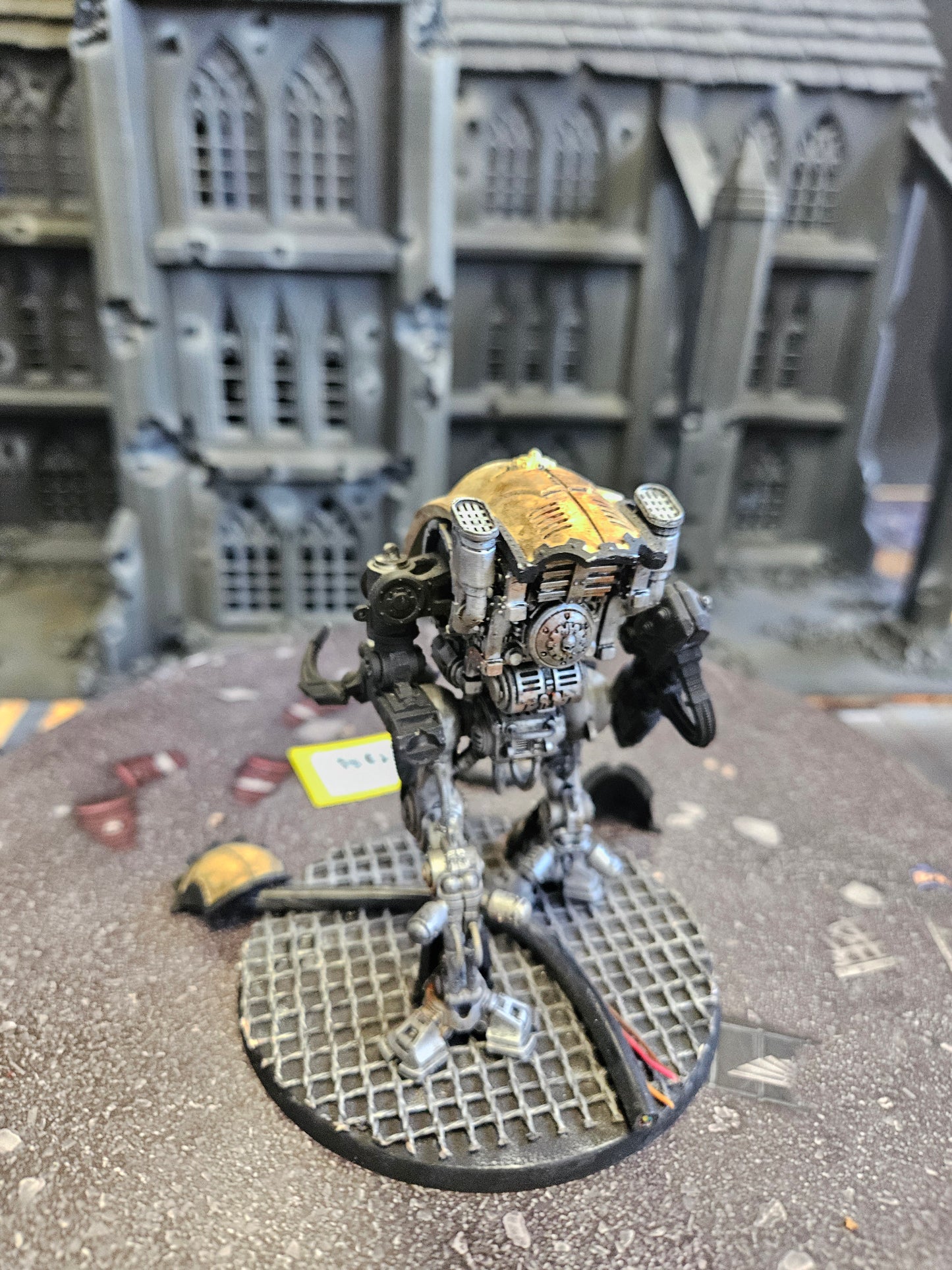 * Mechanicum Knight Moirax with Volkite Veuglaire and Gyges Siege Claw #298 Chaos Knights Warhammer 40k