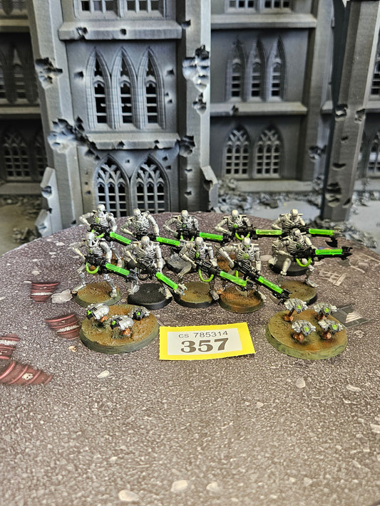 * 10x Warriors + Scarab Swarms OOP #357 Necrons Warhammer 40k