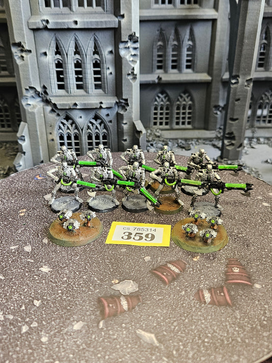 * 10x Warriors + Scarab Swarms OOP #359 Necrons Warhammer 40k