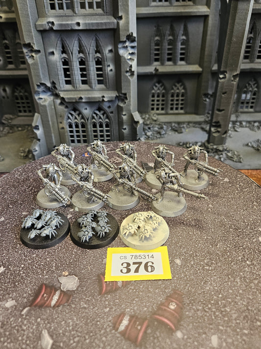 9x Warriors + Scarab Swarms #376 Necrons Warhammer 40k