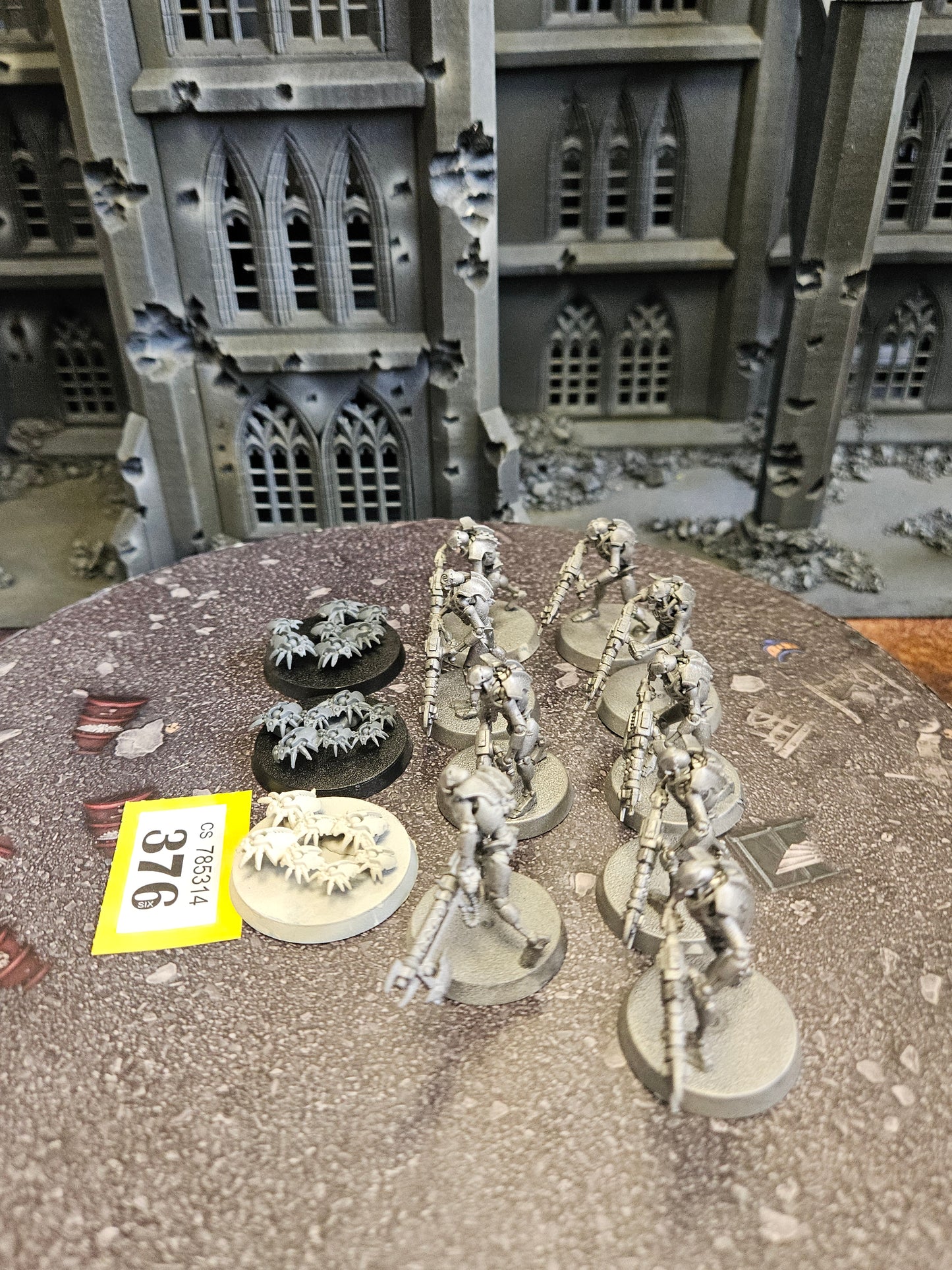 9x Warriors + Scarab Swarms #376 Necrons Warhammer 40k