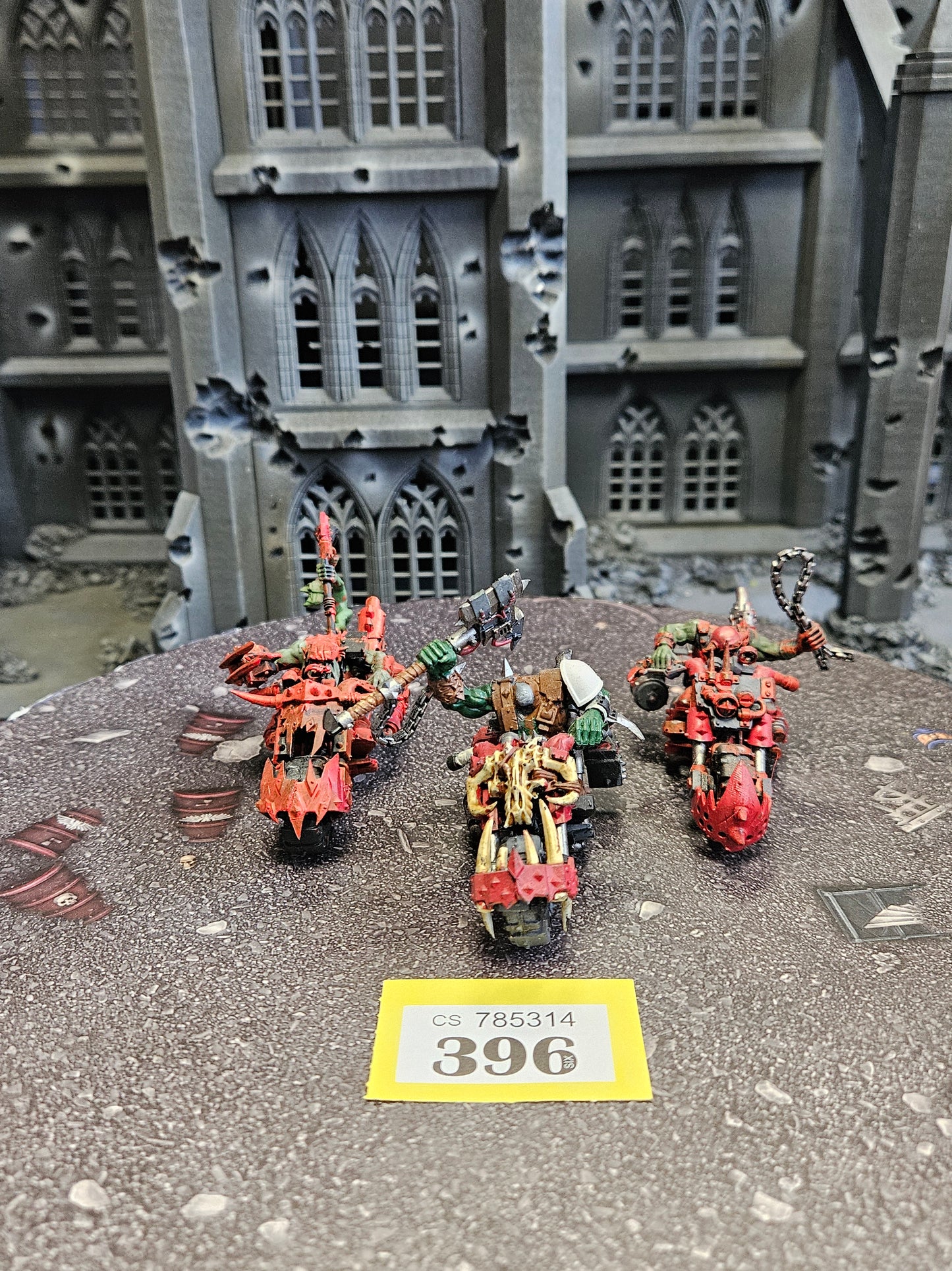 3x Ork Bikers #396 Orks Warhammer 40k
