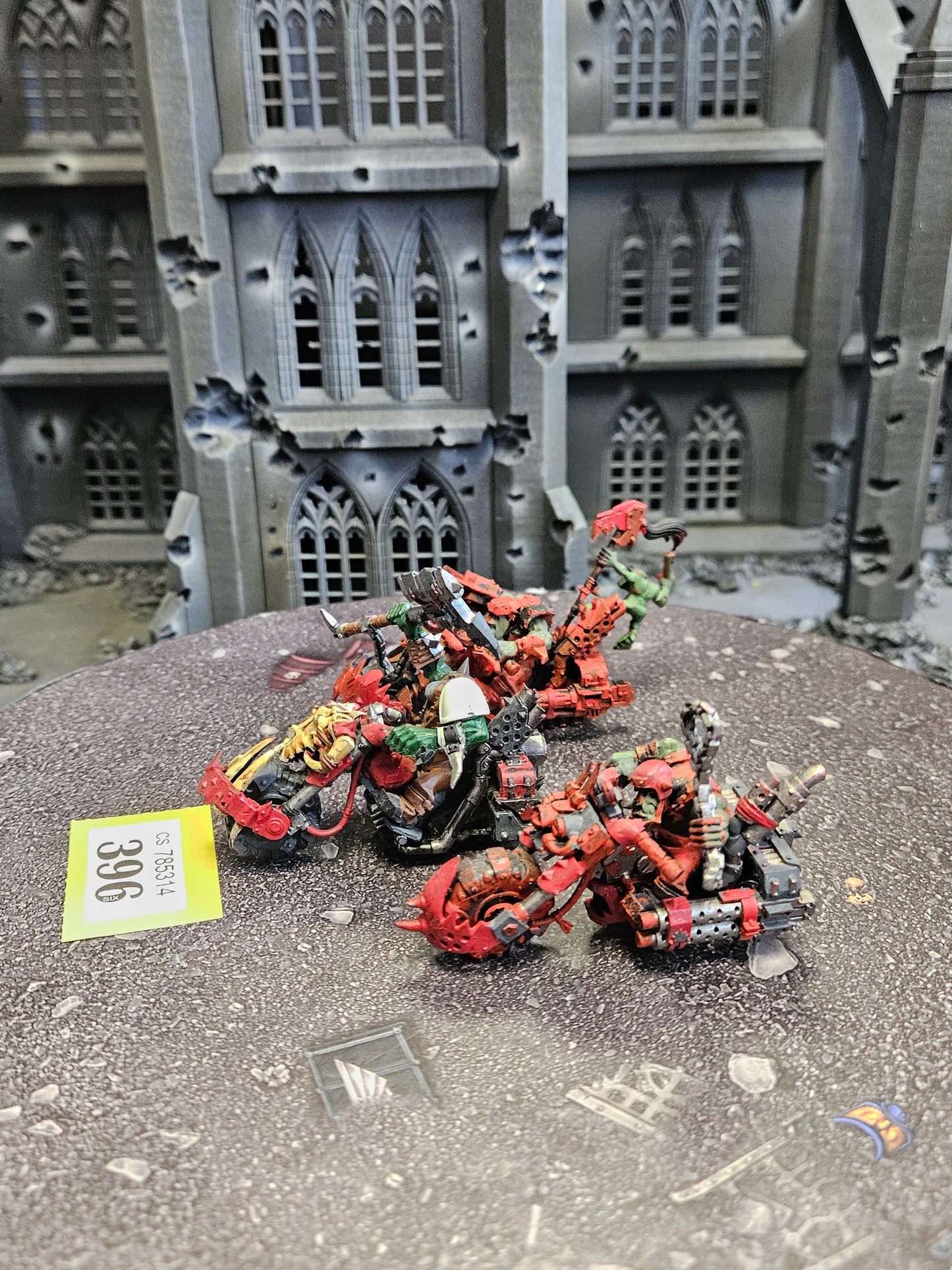 3x Ork Bikers #396 Orks Warhammer 40k