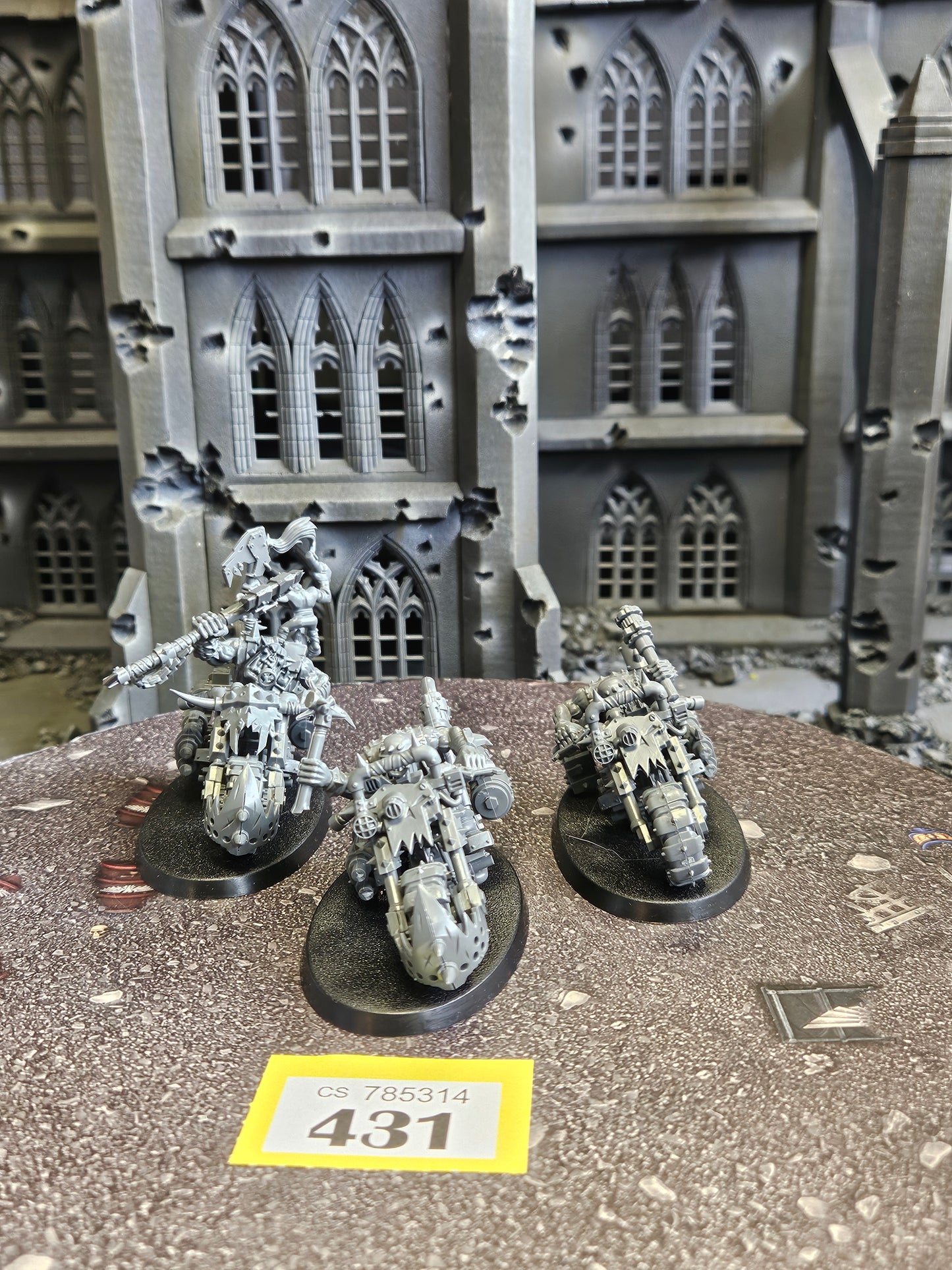 3x Ork Bikers #431 Orks Warhammer 40k