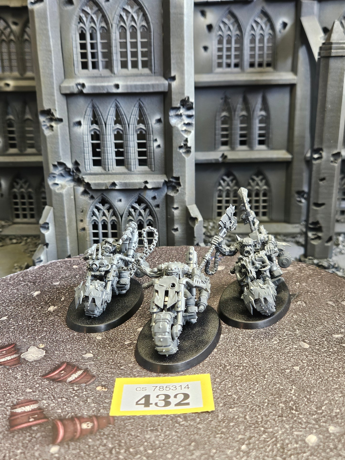 3x Ork Bikers #432 Orks Warhammer 40k