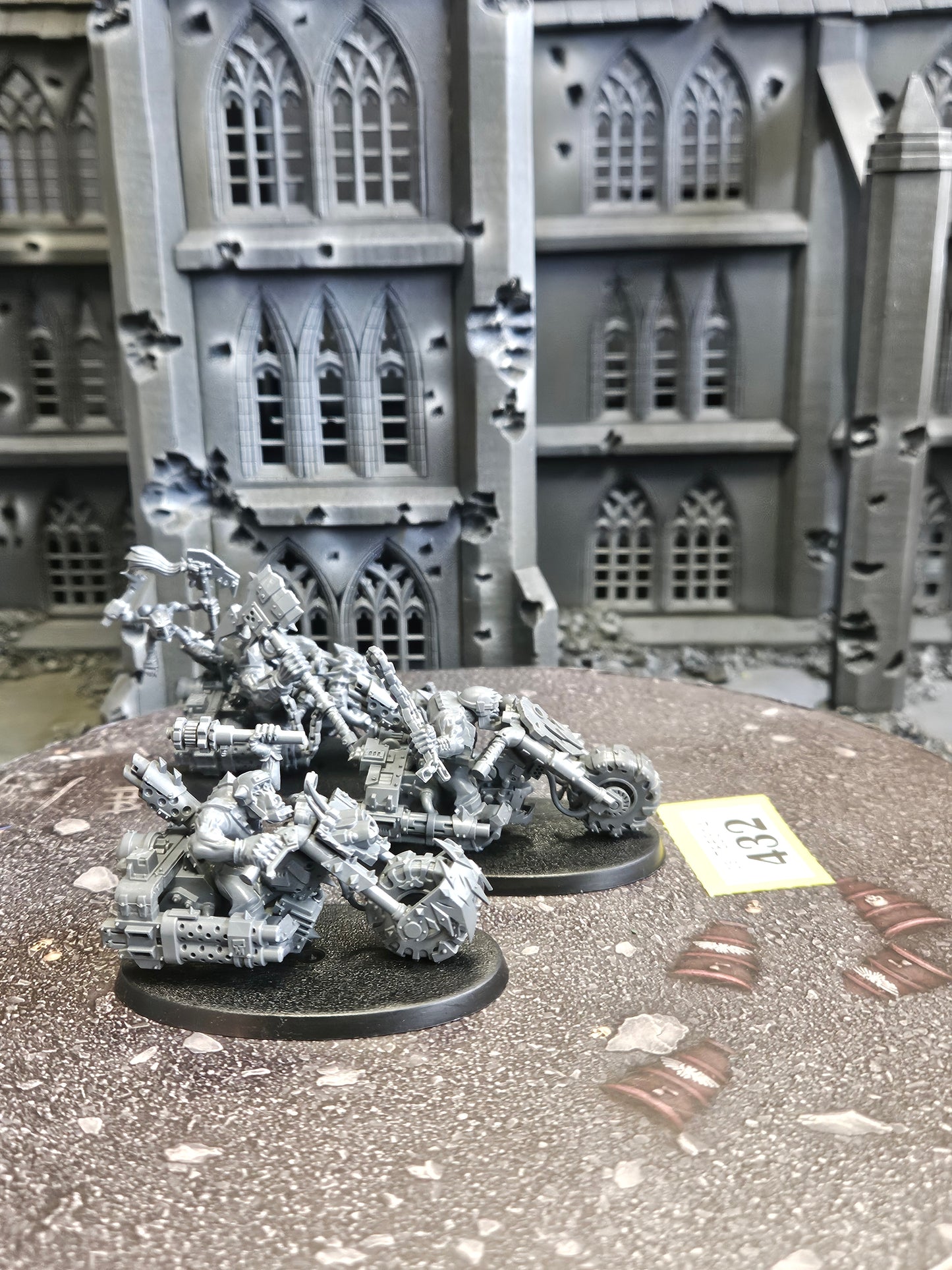 3x Ork Bikers #432 Orks Warhammer 40k