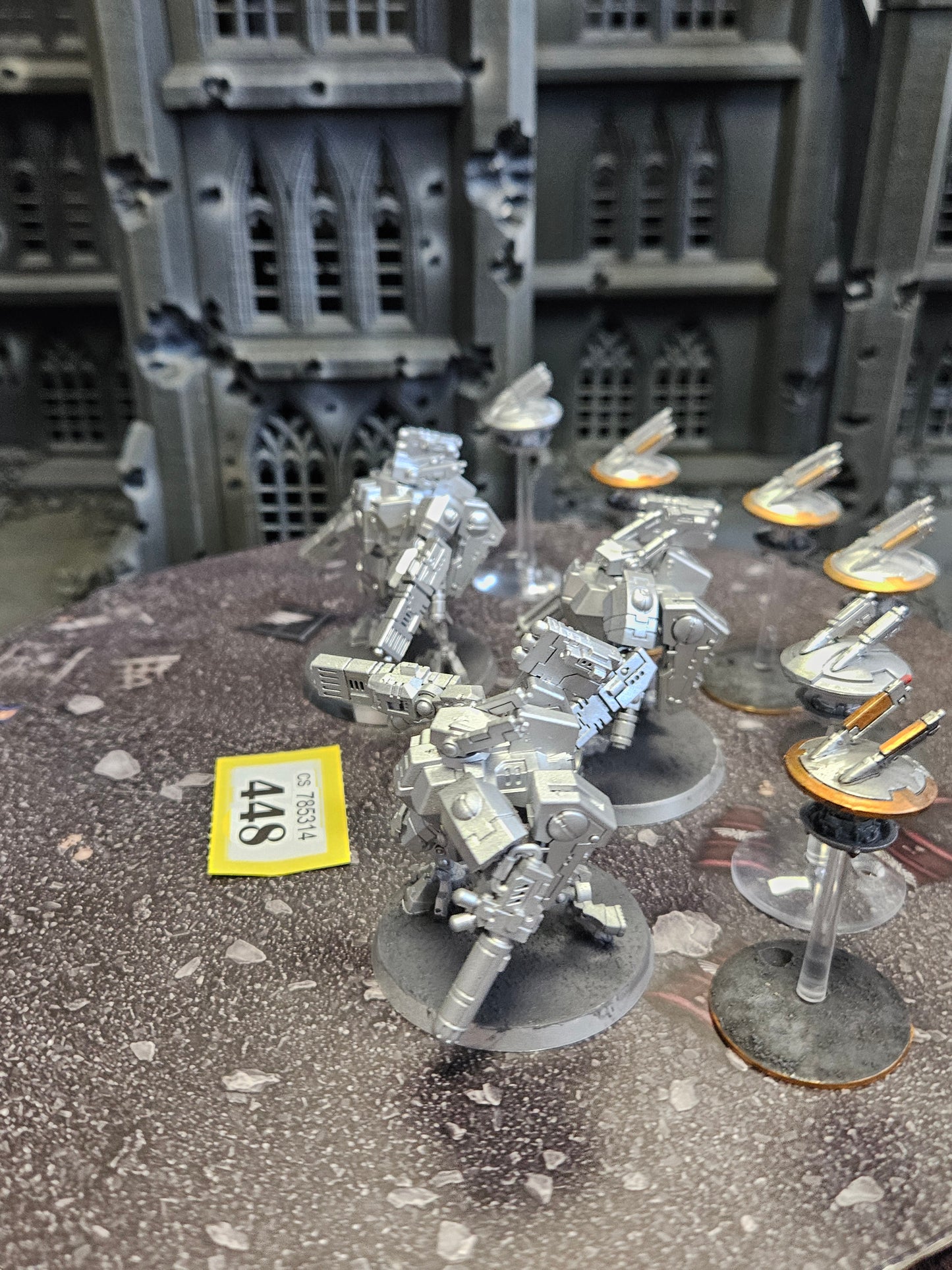3x Crisis Battlesuits + Drones #448 Tau T'au Empire Warhammer 40k