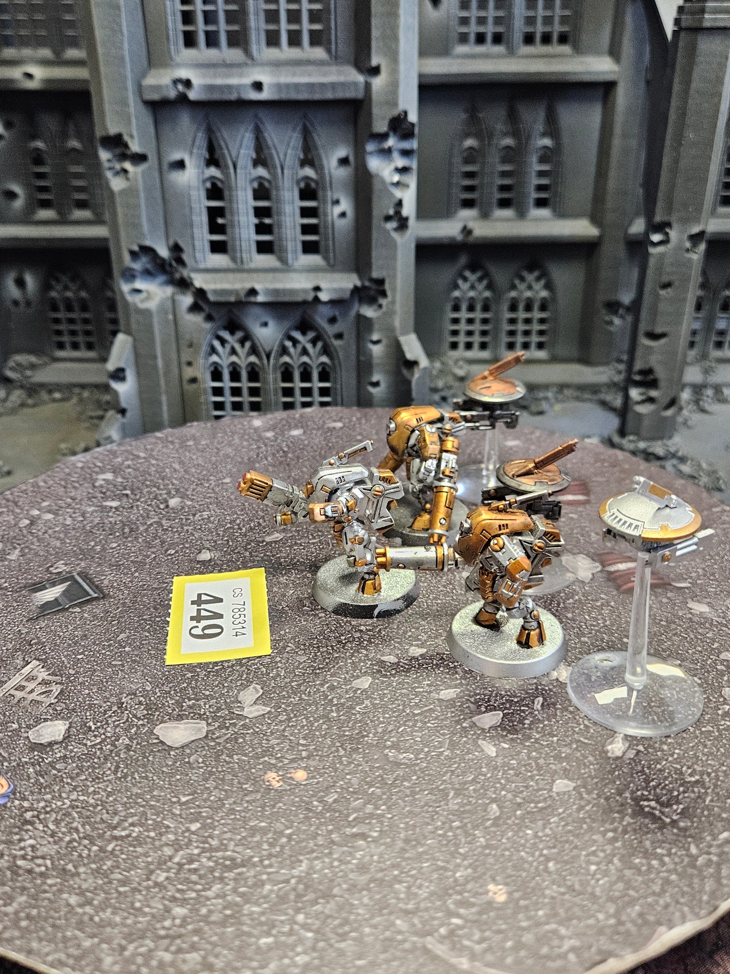 3x Stealth suits + Drones #449 Tau T'au Empire Warhammer 40k
