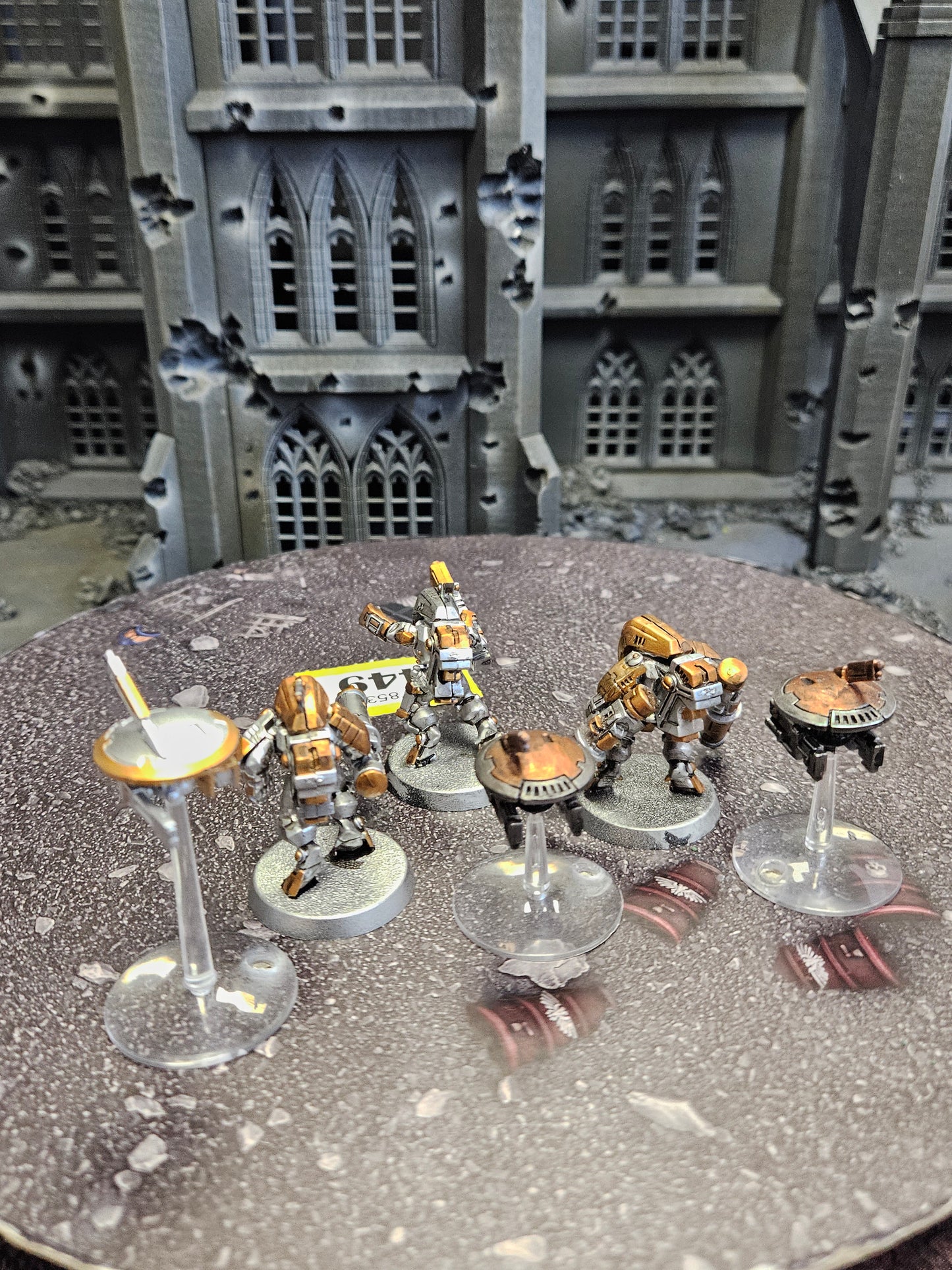 3x Stealth suits + Drones #449 Tau T'au Empire Warhammer 40k