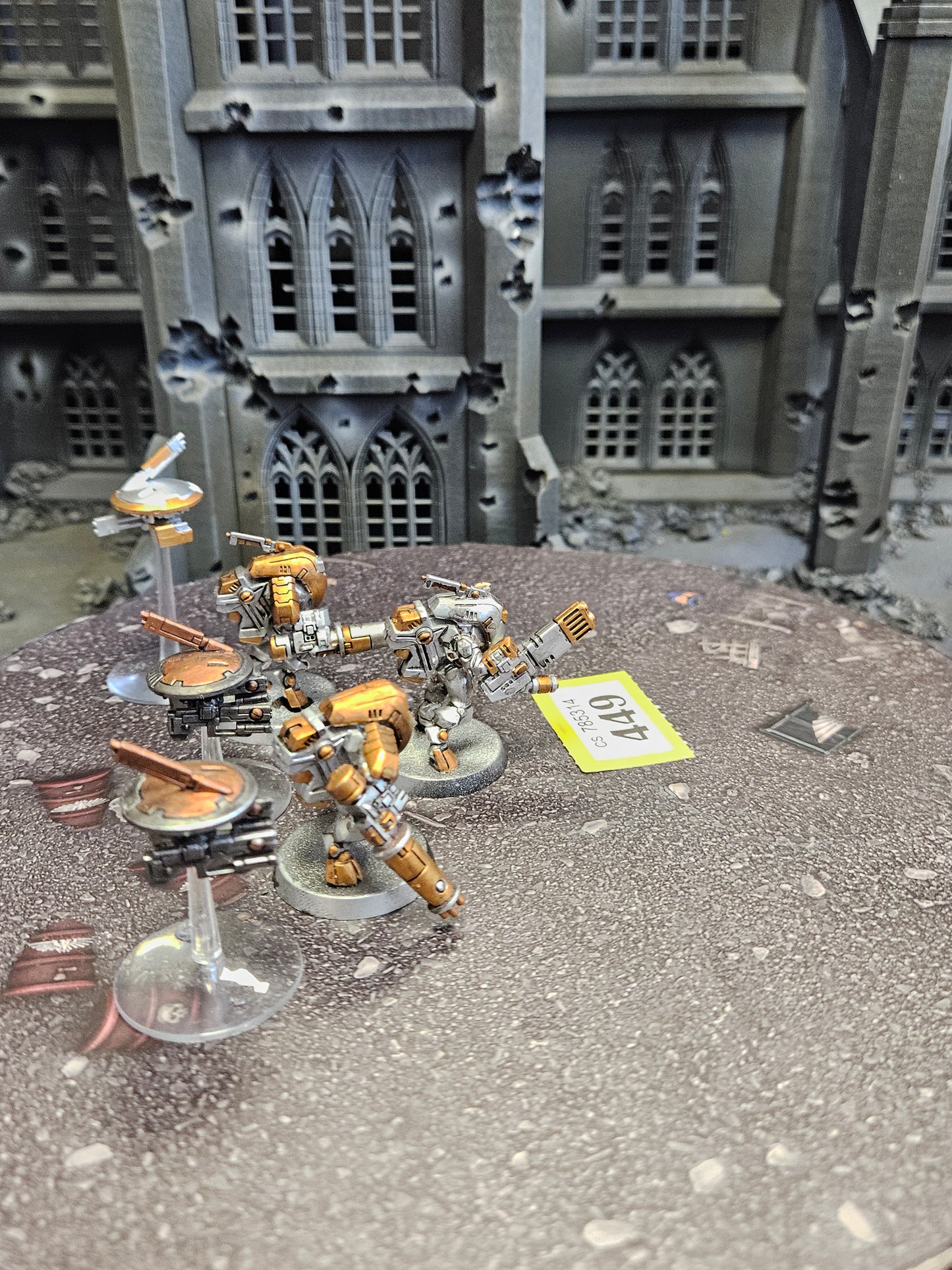 3x Stealth suits + Drones #449 Tau T'au Empire Warhammer 40k
