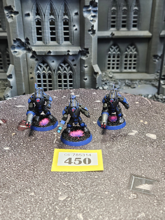 3x Stealth suits #450 Tau T'au Empire Warhammer 40k