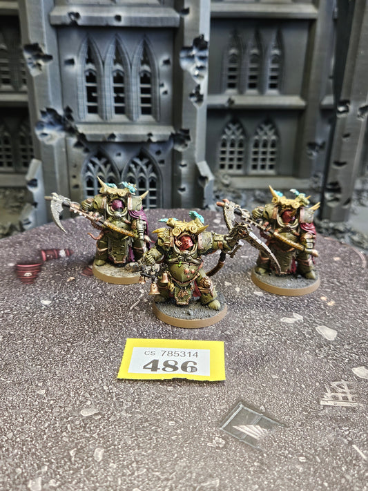 3x Deathshroud Terminators #486 Death Guard Warhammer 40k