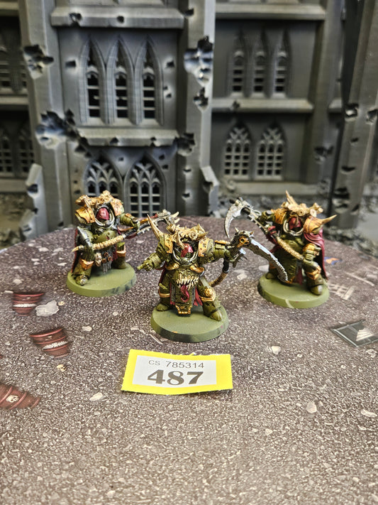 3x Deathshroud Terminators #487 Death Guard Warhammer 40k