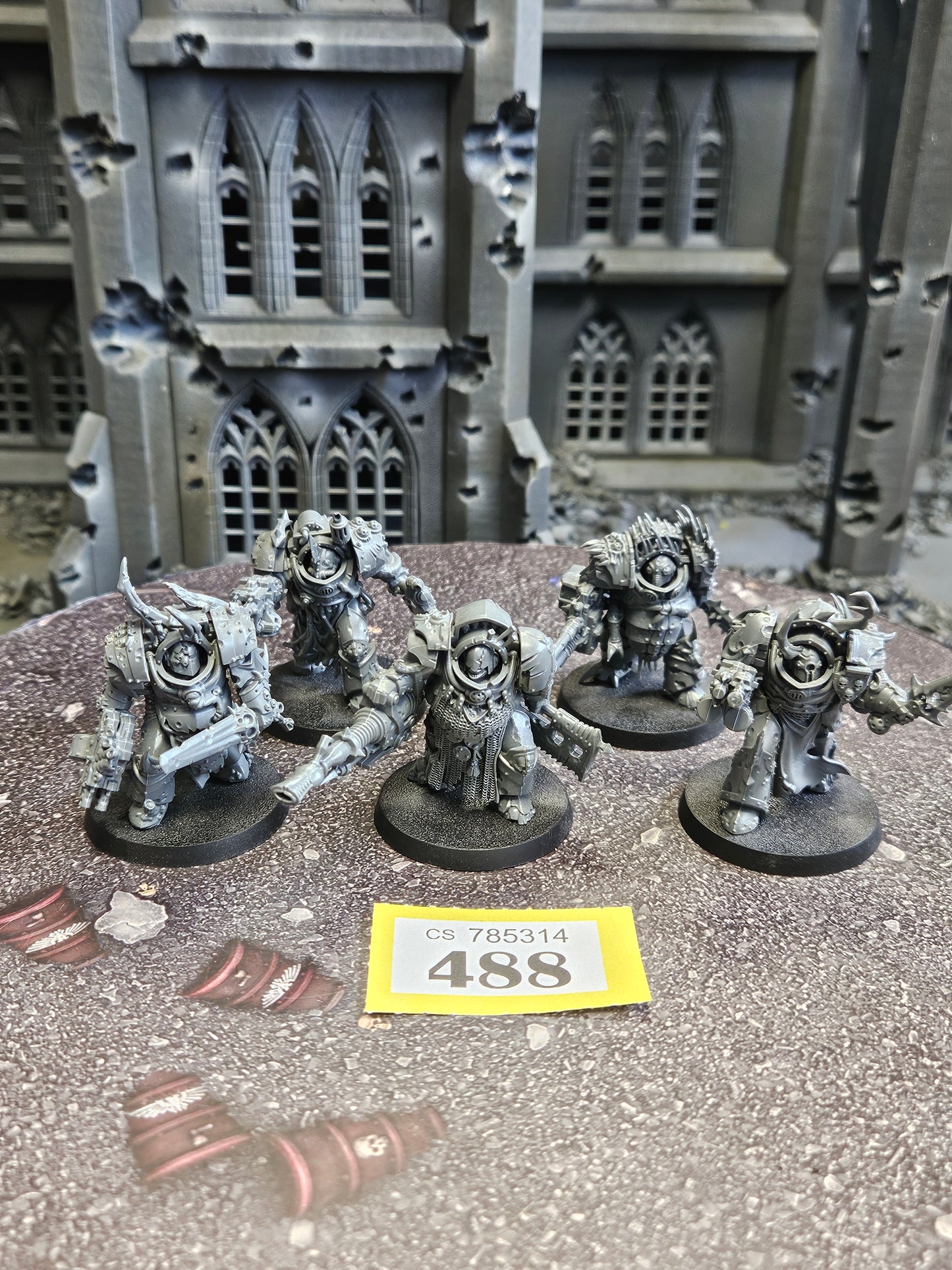 * 5x Blightlord Terminators #488 Death Guard Warhammer 40k