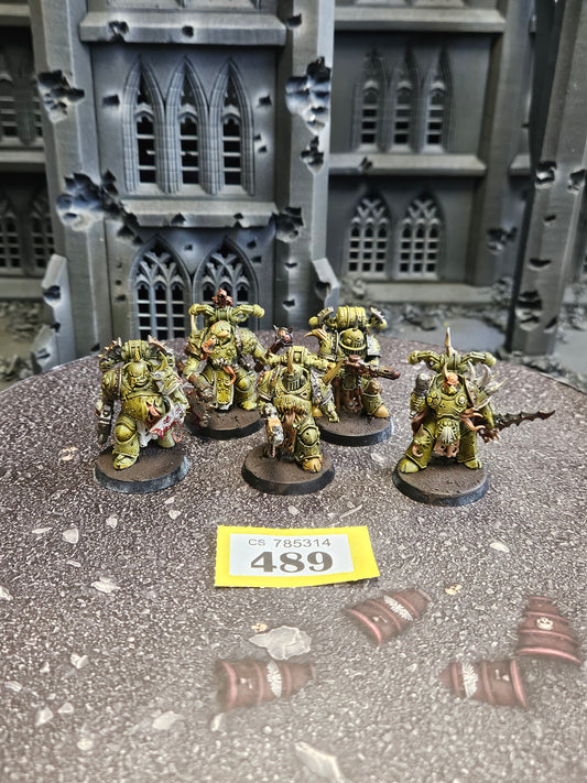 5x Plague Marines #489 Death Guard Warhammer 40k