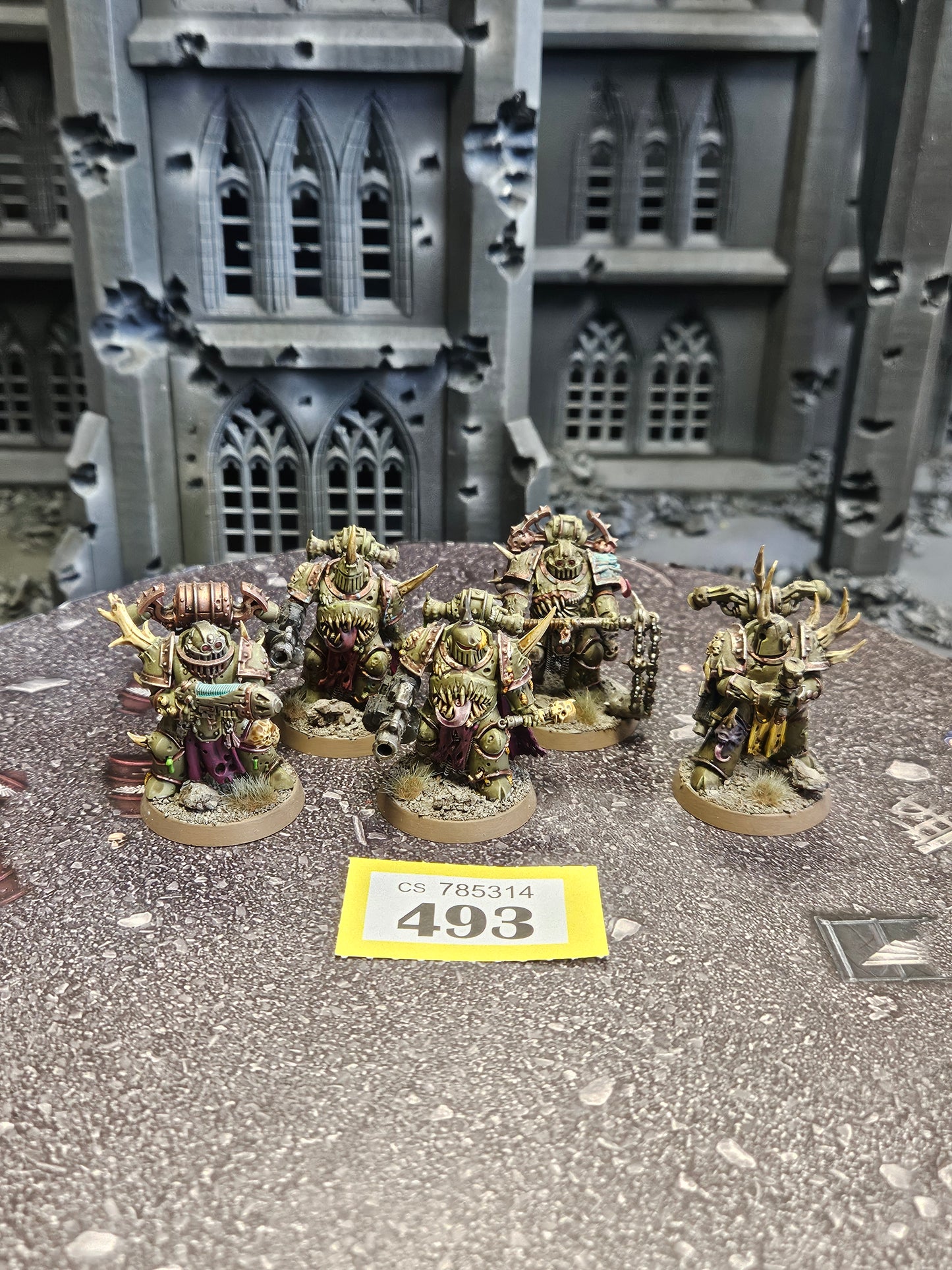 5x Plague Marines #493 Death Guard Warhammer 40k