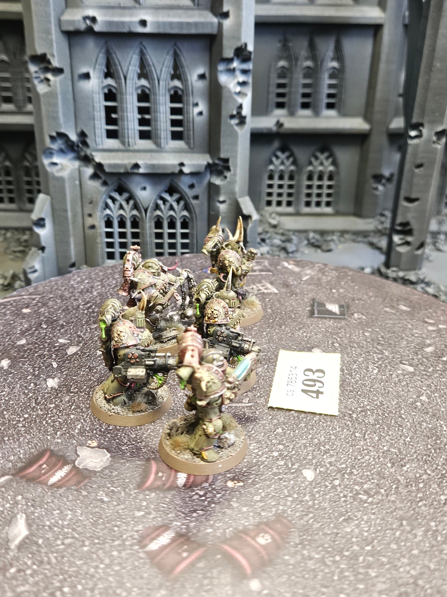 5x Plague Marines #493 Death Guard Warhammer 40k
