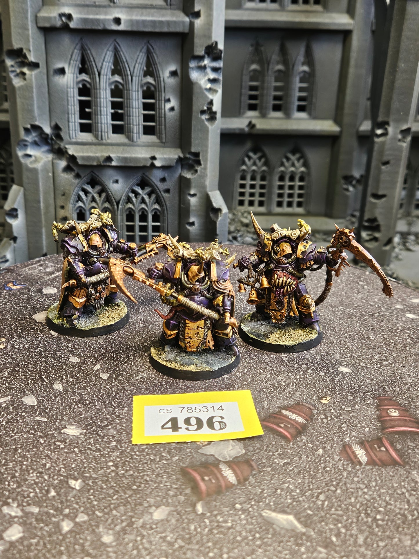 3x Deathshroud Terminators #496 Death Guard Warhammer 40k