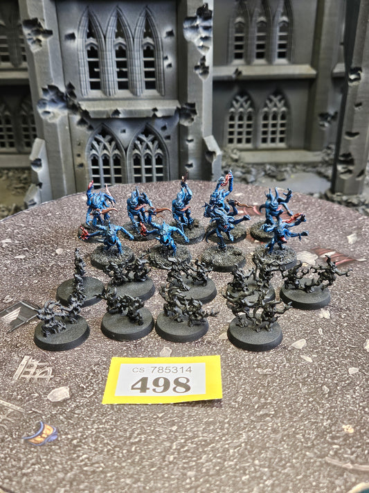 10x Blue Horrors + 9x Brimstone Horrors #498 Disciples of Tzeentch AOS Warhammer 40k