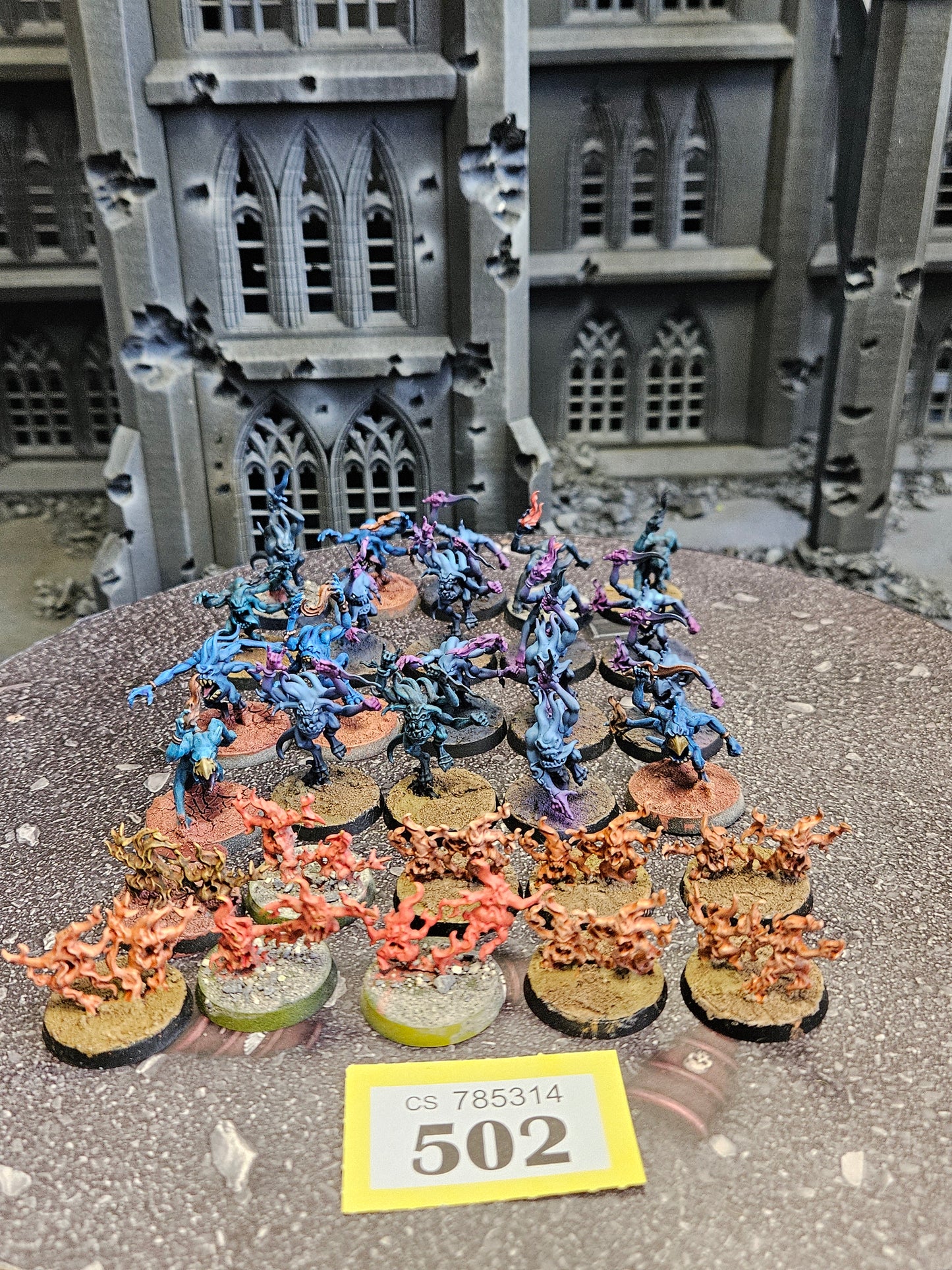 20x Blue Horrors + 10x Brimstone Horrors #502 Disciples of Tzeentch AOS Warhammer 40k