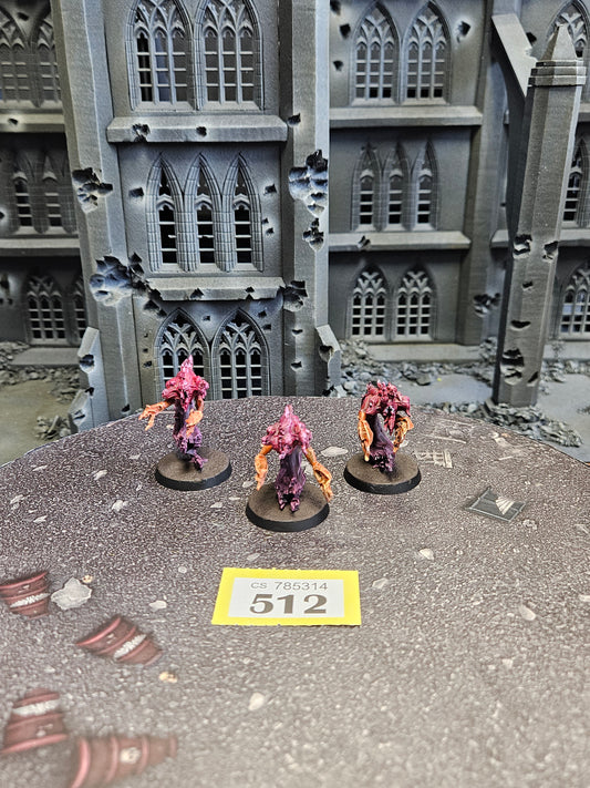 3x Flamers #512 Disciples of Tzeentch AOS Warhammer 40k