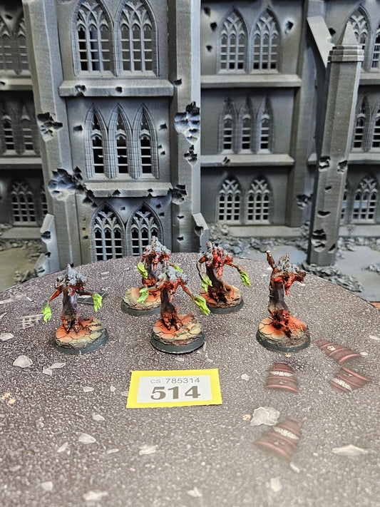 5x Flamers #514 Disciples of Tzeentch AOS Warhammer 40k