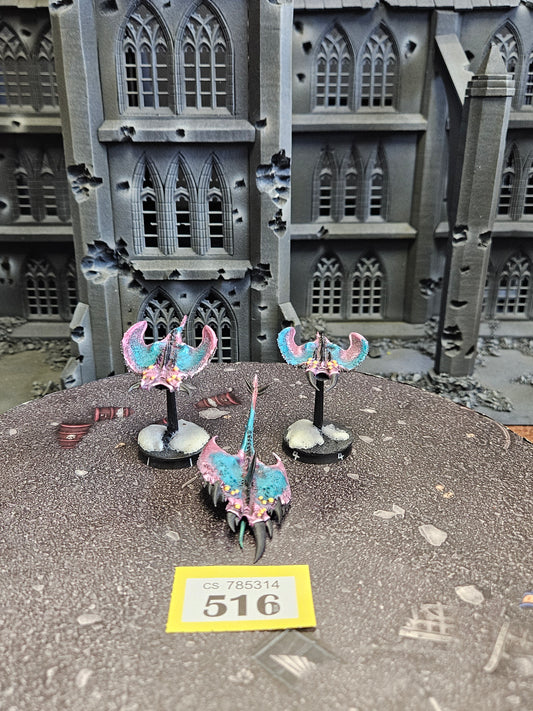 3x Screamers #516 Disciples of Tzeentch AOS Warhammer 40k