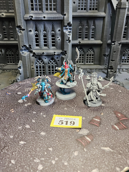 * 3x Exalted Sorcerers #519 Thousand Sons Warhammer 40k