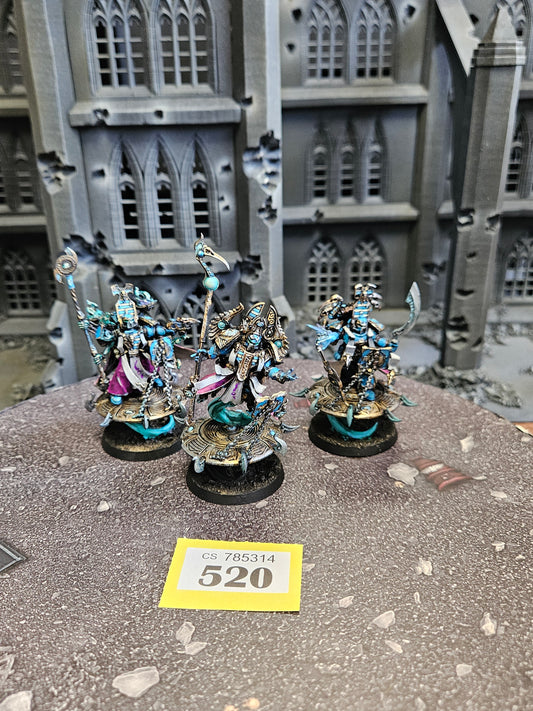 * 3x Exalted Sorcerers #520 Thousand Sons Warhammer 40k