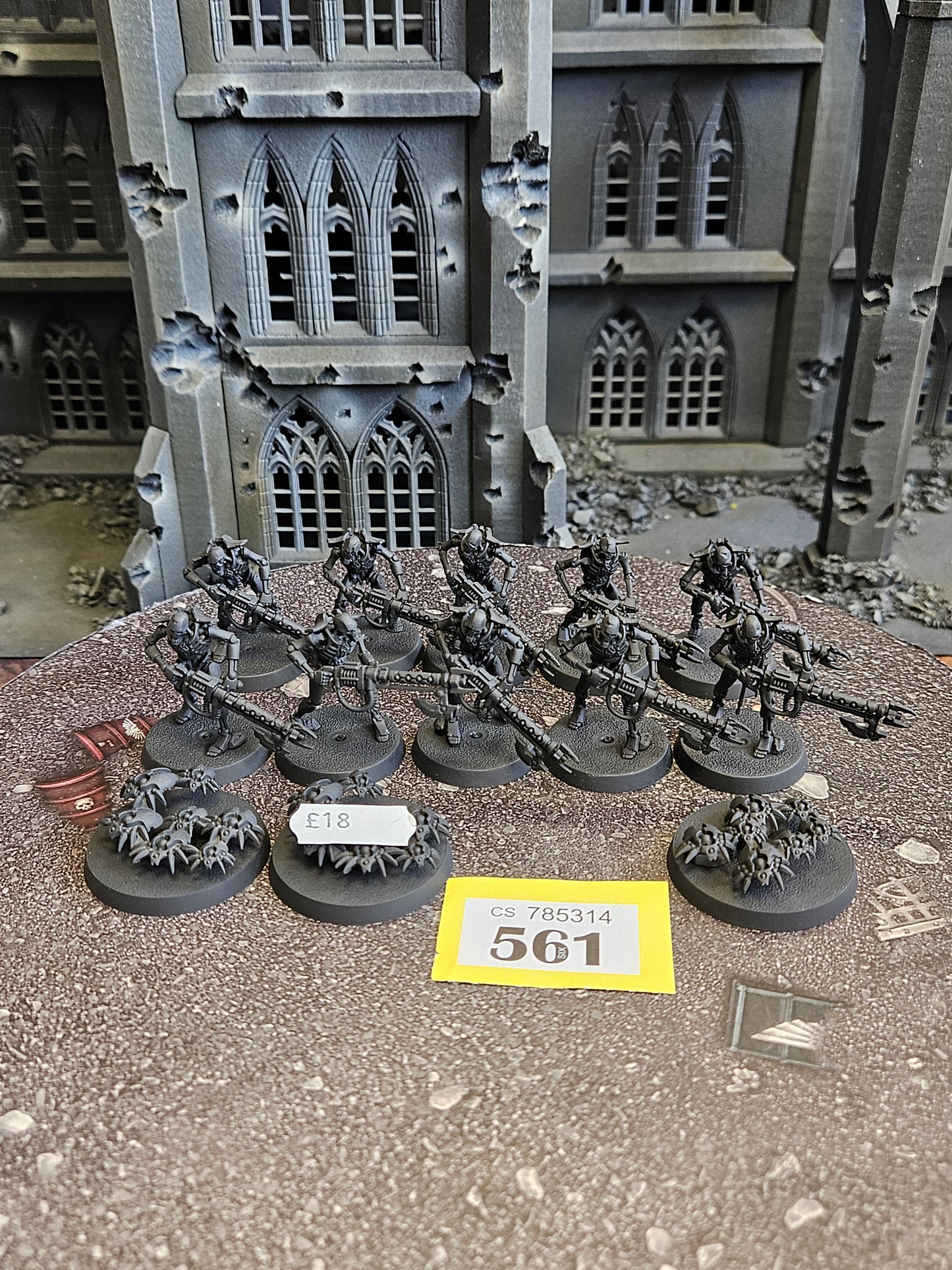 10x Warriors + 3x Scarabs Swarm #561 Necrons Warhammer 40k