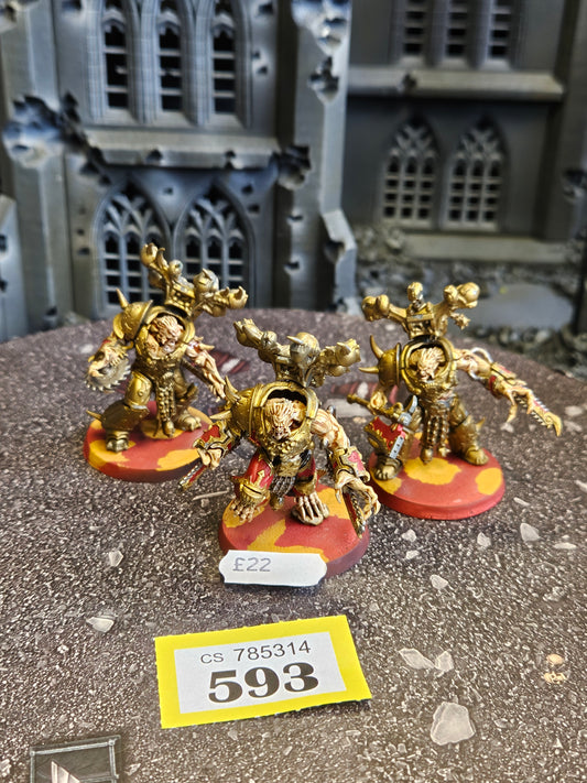 3x Eightbound #593 World Eaters Warhammer 40k