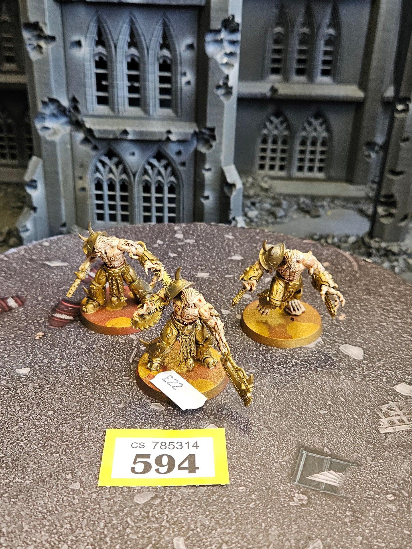 3x Eightbound #594 World Eaters Warhammer 40k
